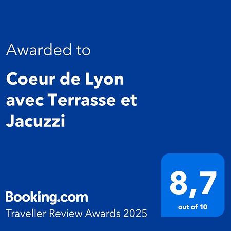 Coeur De Lyon Avec Terrasse Et Jacuzzi Lägenhet Exteriör bild