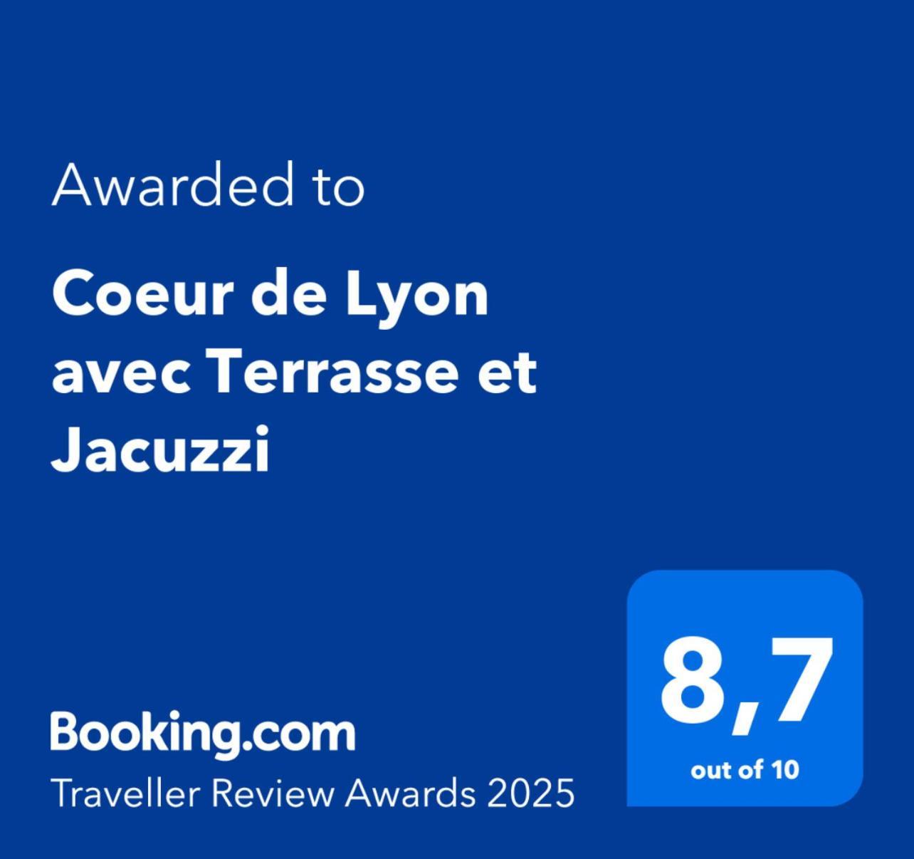Coeur De Lyon Avec Terrasse Et Jacuzzi Lägenhet Exteriör bild